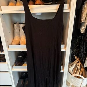 Gentle Fawn Black Midi Dress